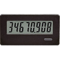 Red Lion Counter Panel Meter; 1.30" x 2.68"; 8 Digits; LCD; 3.6V Lithium Battery; Digital - Programmable Input